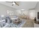 Bright living room with comfortable seating, dining area, and stylish decor at 4510 Overlook Ne Dr # 224, St Petersburg, FL 33703