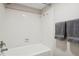 Bright, clean bathroom with tiled shower and chrome shower head at 4510 Overlook Ne Dr # 224, St Petersburg, FL 33703