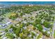 High angle aerial view of a home in a residential area near the water and beach at 5518 21St S Ave, Gulfport, FL 33707