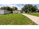 Single-story home with green grass lawn and car port at 5519 Kelly N Dr, St Petersburg, FL 33703