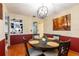 Welcoming dining room offering a round table with seating and decorative accents at 616 Pawn Way, Seffner, FL 33584