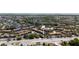 Overhead view of condo complex and waterfront community with a pool, parking, and lush landscaping near the Intracoastal Waterway at 6338 Newtown Cir # 38A6, Tampa, FL 33615