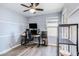Office space featuring modern desk setup, and a large window at 7405 French Marigold Ave, Tampa, FL 33619