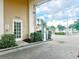 Community Gate with visitors sign at 10002 Key Haven Rd # 503, Seminole, FL 33777