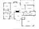 Detailed floor plan showcasing the layout of the home with room dimensions at 11203 Egret Nest Ct, Riverview, FL 33569