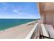 Relaxing balcony with beach view and comfortable outdoor seating at 1340 Gulf Blvd # 16F, Clearwater, FL 33767