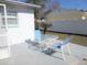 Patio with outdoor seating at 201 Faithway Dr, Seffner, FL 33584