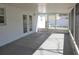 Screened patio, with outdoor access at 201 Faithway Dr, Seffner, FL 33584