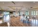 Spacious clubhouse boasts plenty of seating with large windows for ample natural light at 2812 Long Bow Way, Odessa, FL 33556