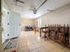 Garage features a washer, dryer, work table, and lots of storage at 3354 52Nd N St, St Petersburg, FL 33703