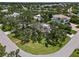 Aerial perspective showing the property's location within its waterside community at 358 Highland Shores Dr, Ellenton, FL 34222