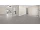 Open living room with easy access to kitchen, featuring sliding glass doors to the outside patio at 358 Highland Shores Dr, Ellenton, FL 34222