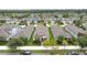 Aerial view of a well-manicured residential neighborhood offering a peaceful and Gathering-friendly environment at 3800 Night Star, Odessa, FL 33556