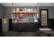 Functional garage space with work bench, tool storage, and easy access to outside at 4205 Helene Pl, Valrico, FL 33594