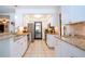 Modern kitchen with granite counters, ample cabinet space, and stainless steel appliances at 4205 Helene Pl, Valrico, FL 33594