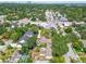 Aerial view showcasing the street, the greenery, and the buildings in this area, providing a glimpse into the neighborhood's layout at 4417 W El Prado Blvd, Tampa, FL 33629