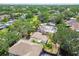 A lush, green neighborhood showcasing beautiful homes with mature trees, near a body of water at 4417 W El Prado Blvd, Tampa, FL 33629