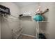 Walk-in closet provides ample shelving for organized storage at 5000 Culbreath Key Way # 1-112, Tampa, FL 33611