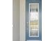 Up close shot of a front door with a decorative window at 5178 Everlong Dr, Apollo Beach, FL 33572