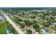 Overhead shot of the home shows the location in relation to surrounding neighborhood at 5895 16Th N St, St Petersburg, FL 33703
