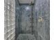 Luxurious shower featuring green granite, a unique showerhead, and glass-block accents at 6107 Marbella Blvd, Apollo Beach, FL 33572