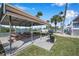 Community picnic area with covered tables and a grill at 6186 Seaside Dr, New Port Richey, FL 34652