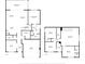 Detailed floor plan illustrating the layout of rooms and dimensions for both floors of the house at 6248 Bradford Woods Dr, Zephyrhills, FL 33542