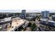 Captivating city aerial view showing high-rise buildings, parks, and roadways from a high vantage point at 777 N Ashley Dr # 1903, Tampa, FL 33602
