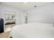 Another view of the bedroom with mirrored closet doors showing the interior view at 791 66Th S Ave, St Petersburg, FL 33705
