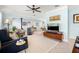 Inviting living room with comfortable furniture and view of the dining area and kitchen at 791 66Th S Ave, St Petersburg, FL 33705
