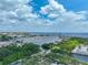 Aerial view of harbor and marina. Large body of water contains yachts, sail boats, and cruisers at 1 Beach Se Dr # 811, St Petersburg, FL 33701