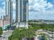 High-rise condo building featuring city views, nearby marinas, and attractive landscaping at 1 Beach Se Dr # 811, St Petersburg, FL 33701