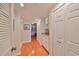 Long hallway with lots of storage and natural light at 1 Beach Se Dr # 811, St Petersburg, FL 33701