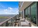 Expansive balcony boasting comfortable seating and panoramic views of the bay, perfect for luxurious outdoor living at 100 1St N Ave # 3905, St Petersburg, FL 33701