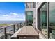 Balcony featuring dining table and chairs, offering stunning waterfront and cityscape views, perfect for entertaining at 100 1St N Ave # 3905, St Petersburg, FL 33701