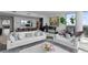Bright, open-concept living room with comfortable seating and an inviting atmosphere at 100 1St N Ave # 3905, St Petersburg, FL 33701