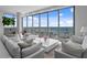 Expansive living room showcasing stunning views and modern design elements for luxurious living at 100 1St N Ave # 3905, St Petersburg, FL 33701