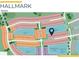 Map of the Hallmark community at 10482 Sea Breeze Ridge Dr, Englewood, FL 34223