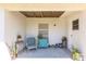 This patio features a relaxing lounge chair with plants surrounding the area at 112 Sun Isle Cir # 112, Treasure Island, FL 33706