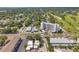 Scenic aerial view captures a neighborhood close to golf course at 1269 Drew St, Clearwater, FL 33755