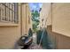 Narrow backyard space, showcasing the outdoor living area with a grill at 1269 Drew St, Clearwater, FL 33755