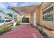 Covered patio offers shaded outdoor living space, perfect for relaxing or entertaining guests at 1269 Drew St, Clearwater, FL 33755