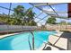 Relax in the screened pool with seating for ultimate outdoor enjoyment at 2233 Curlew Rd, Dunedin, FL 34698