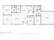 Floorplan Layout of home with measurements and room names at 2427 Nottingham Greens Dr, Sun City Center, FL 33573