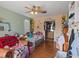 View of bedroom with doorway to bathroom at 2436 Nuremberg Blvd, Punta Gorda, FL 33983