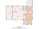 Detailed floor plan showcasing a spacious layout with distinct living, kitchen, bedroom, and outdoor areas at 2807 Miriam S St, Gulfport, FL 33711