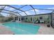 Inviting screened-in pool and patio area offering ample space for relaxation and entertaining at 2807 Miriam S St, Gulfport, FL 33711
