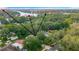 Gorgeous aerial view showcasing the property's proximity to the Hillsborough River and downtown at 307 Fern Cliff Ave, Temple Terrace, FL 33617