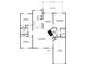 A home layout diagram showcasing the placement of the bedrooms, bathrooms, kitchen, and living room at 4607 N Country Hills Ct, Plant City, FL 33566