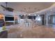 Open-concept home featuring tiled floors and an under-construction kitchen at 487 Harbor S Dr, Indian Rocks Beach, FL 33785